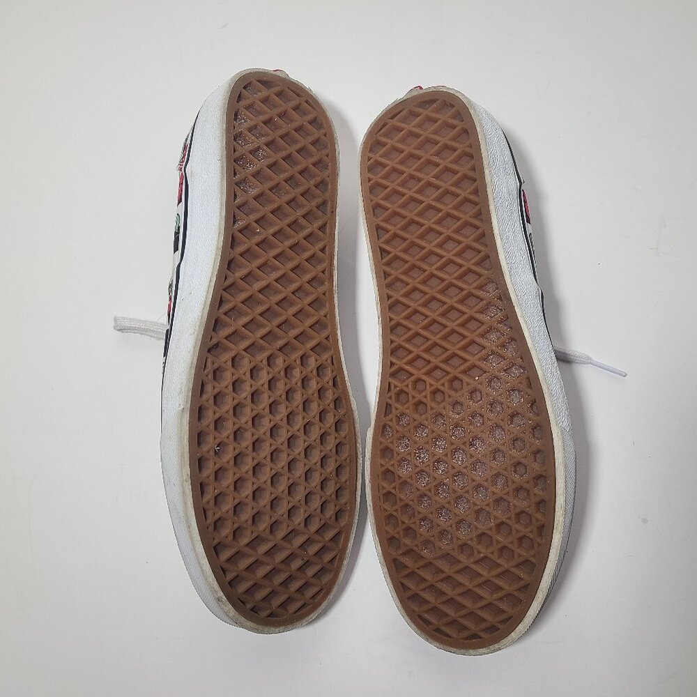 Vans Off the Wall Cherry Checkered Women's Low Shoes Size 9 - Picture 8 of 8